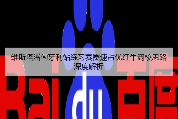 维斯塔潘匈牙利站练习赛圈速占优红牛调校思路深度解析